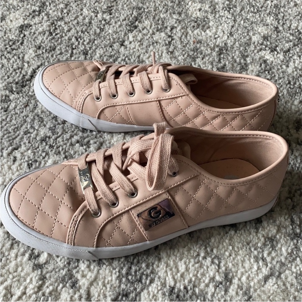 Guess Tennis Shoes Rose Gold